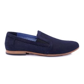 Mocassini Slip-On da Uomo Blu Navy Bednarek Munero