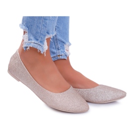 PS1 Ballerine da donna Glitter Golden Fifi d'oro