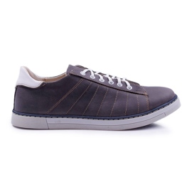 Bednarek Polish Shoes Scarpe Brogues da uomo in pelle Bednarek Sport Grigio Salvatore