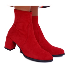 Stivali Primavera Donna Con Tacco Alto Sergio Leone Slip-On Rosso LikeStar