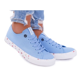 Sneakers Donna Bassa Big Star Blu DD274710