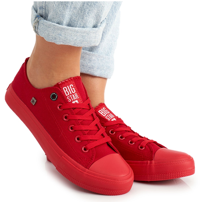 Sneakers Donna Big Star Rosse AA274007 rosso