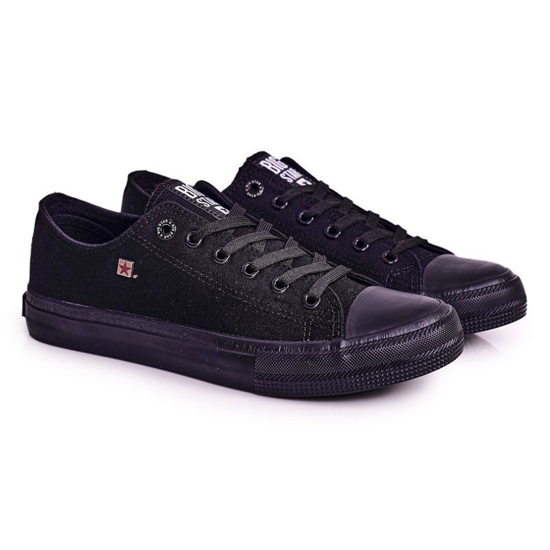 Sneakers Uomo Basse Big Star Nere AA174009SS19 nero