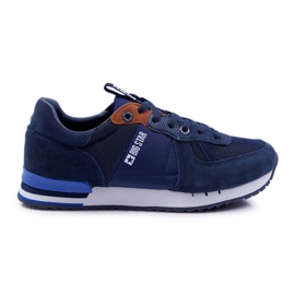 Scarpe Sportive Uomo Big Star Pelle Scamosciata Blu Navy DD174321