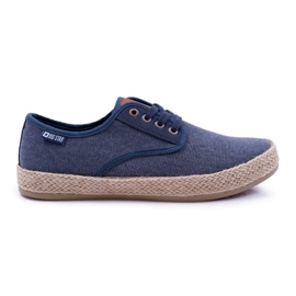 Sneakers Uomo Espadrillas Big Star Navy Blue AA174174 blu navy