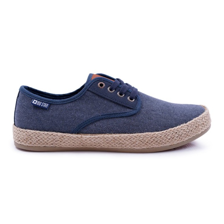 Sneakers Uomo Espadrillas Big Star Navy Blue AA174174 blu navy