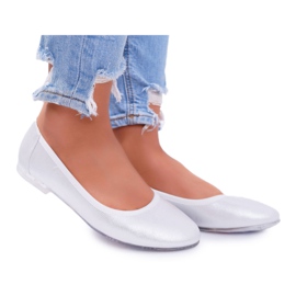 Ballerine da donna Sergio Leone Silver Plex grigio