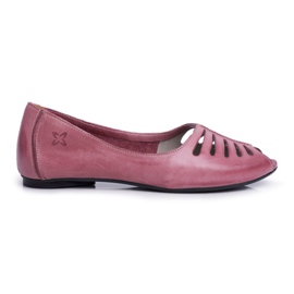 Ballerine da donna Maciejka Pelle Rosa 03497-15