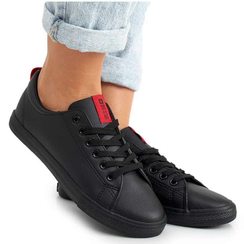 Sneakers Donna Big Star Con Cintura Nere DD274687 nero