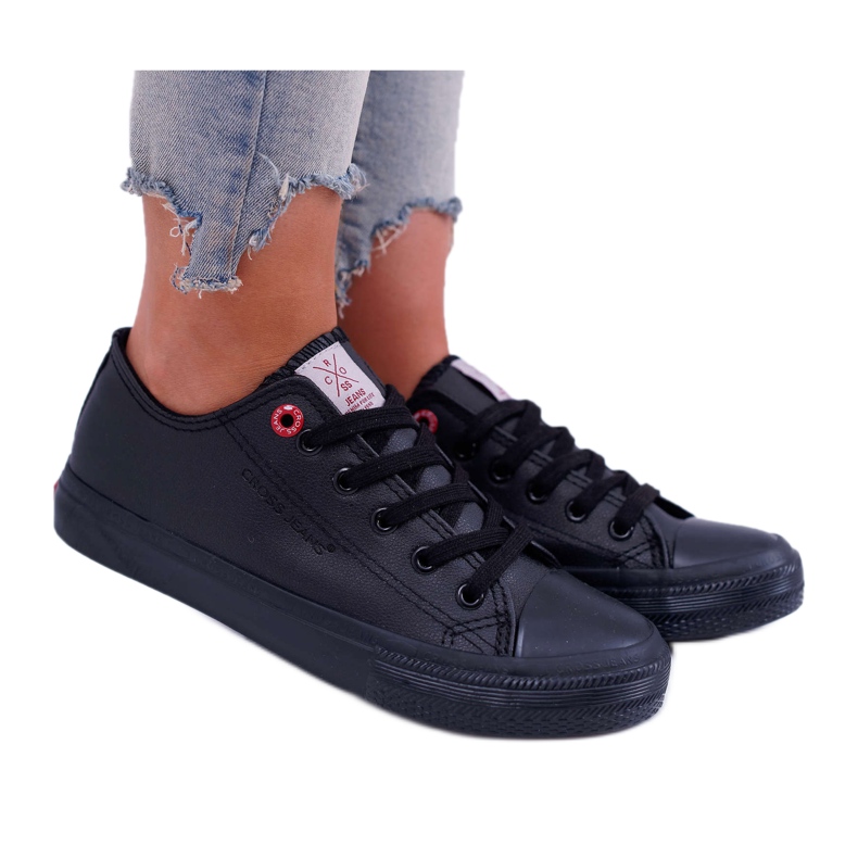 Sneakers Donna Cross Jeans Nere DD2R4029 nero
