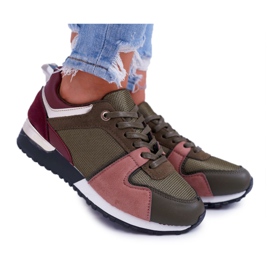 FRJ Scarpe Sportive da Donna Verde Merido multicolore