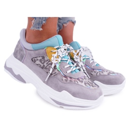 FC1 Scarpe Sportive da Donna Suola Alta Grigie Cabana grigio