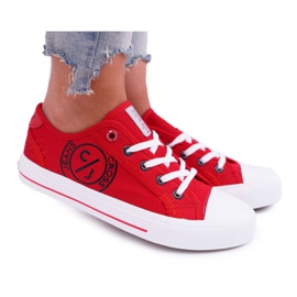 Sneakers Donna Cross Jeans Rosso DD2R4072