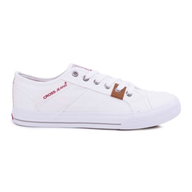 Sneakers Uomo Classic Cross Jeans Tessuto Bianco DD1R4029 bianca