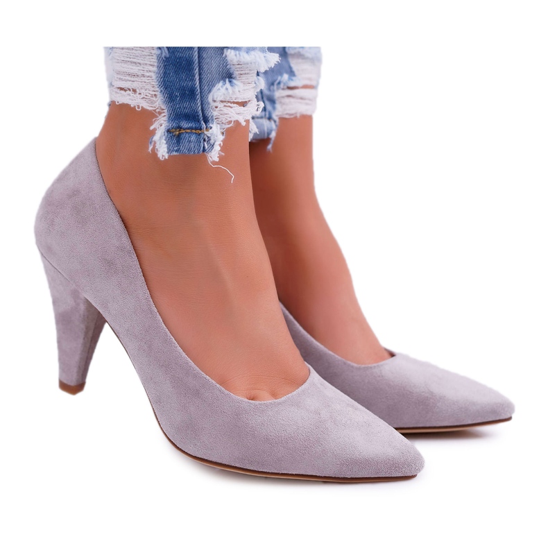 Décolleté Donna Sergio Leone PB139 Grigio Felice