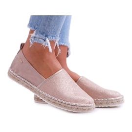 Espadrillas da donna Big Star, suola intrecciata Beige DD274769
