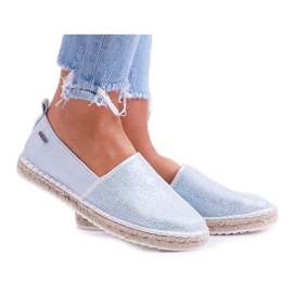 Espadrillas Donna Big Star Suola Intrecciata Blu DD274767