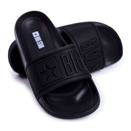 Pantofole nere per bambini e ragazzi Big Star DD374157 nero