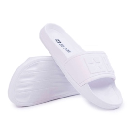 Pantofole per bambini Big Star bianche DD374154 bianco