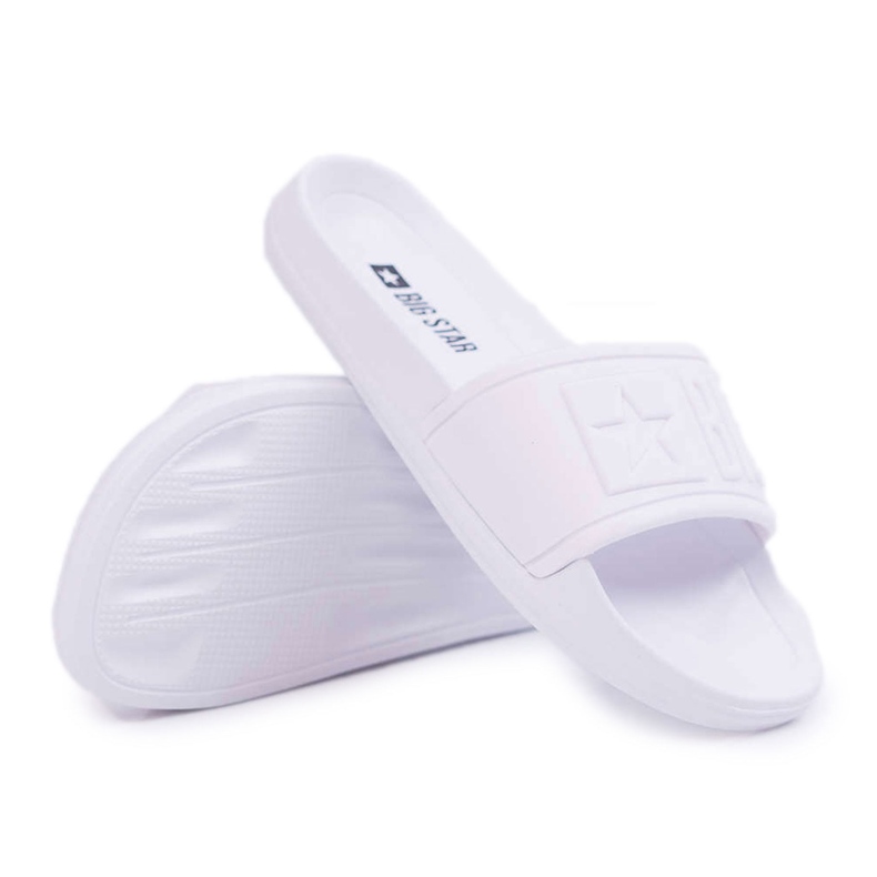 Pantofole per bambini Big Star bianche DD374154 bianca
