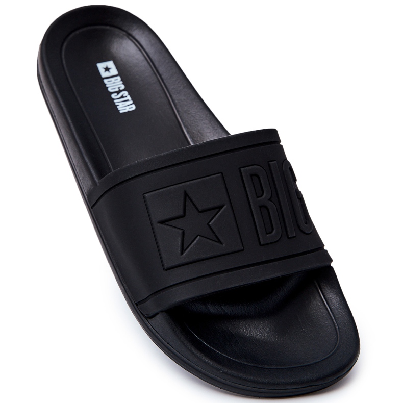 Pantofole Uomo Big Star Gomma Nera DD174690 nero