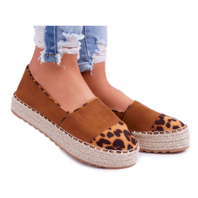Espadrillas da donna Camel Platform Ringer marrone