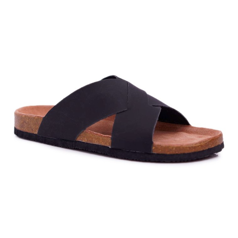 Pantofole da uomo Big Star Nere DD174603 nero