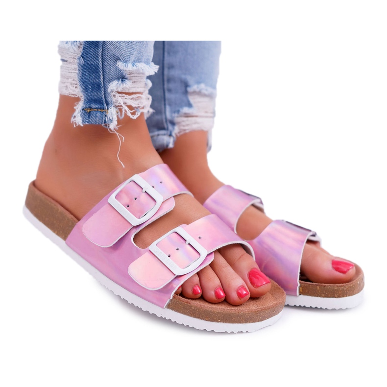 Pantofole da donna viola Big Star DD274136