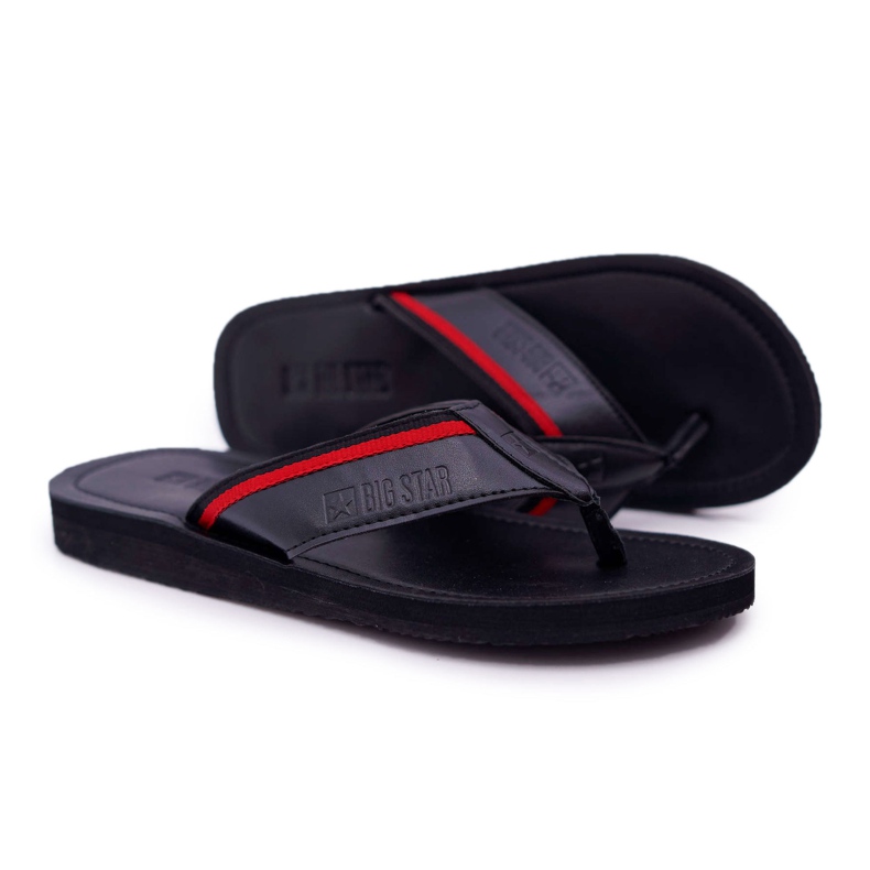 Pantofole Uomo Infradito Big Star Nero DD174678
