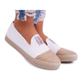 Espadrillas Donna Cross Jeans Bianco DD2R4044