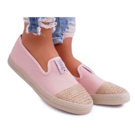 Espadrillas Donna Cross Jeans Rosa DD2R4048
