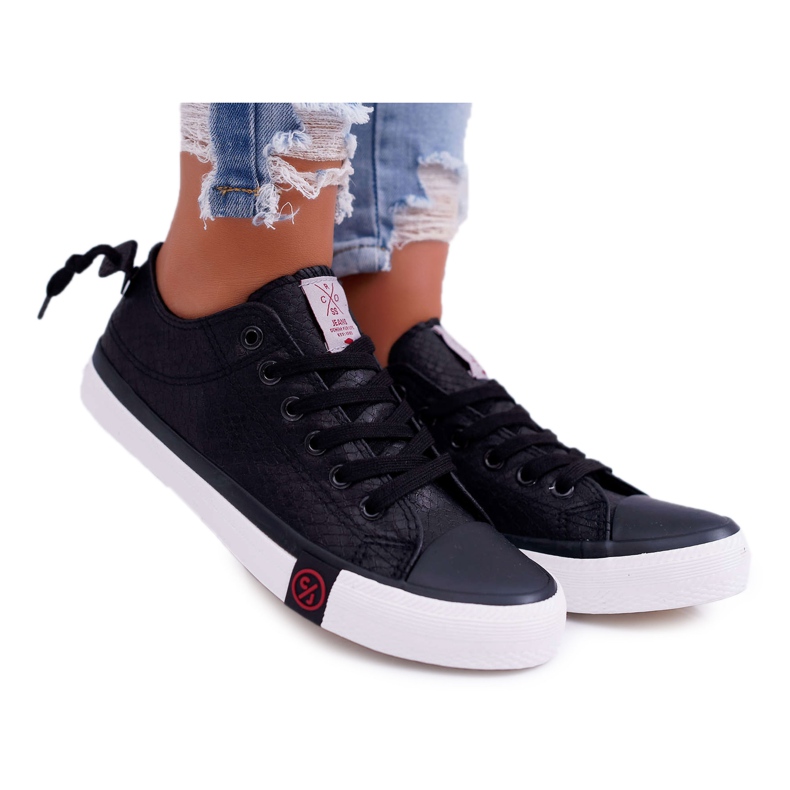 Sneakers Donna Cross Jeans Nere DD2R4060 nero