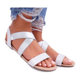 EVE Sandali Eleganti da Donna Argento Carme grigio