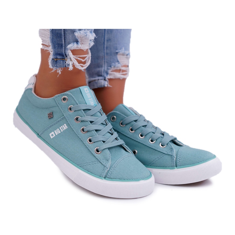 Sneakers da donna Big Star Mint DD274351 verde