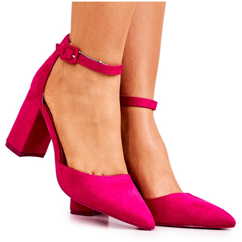 SEA Décolleté Con Tacco Donna Camoscio Fucsia Harye rosa
