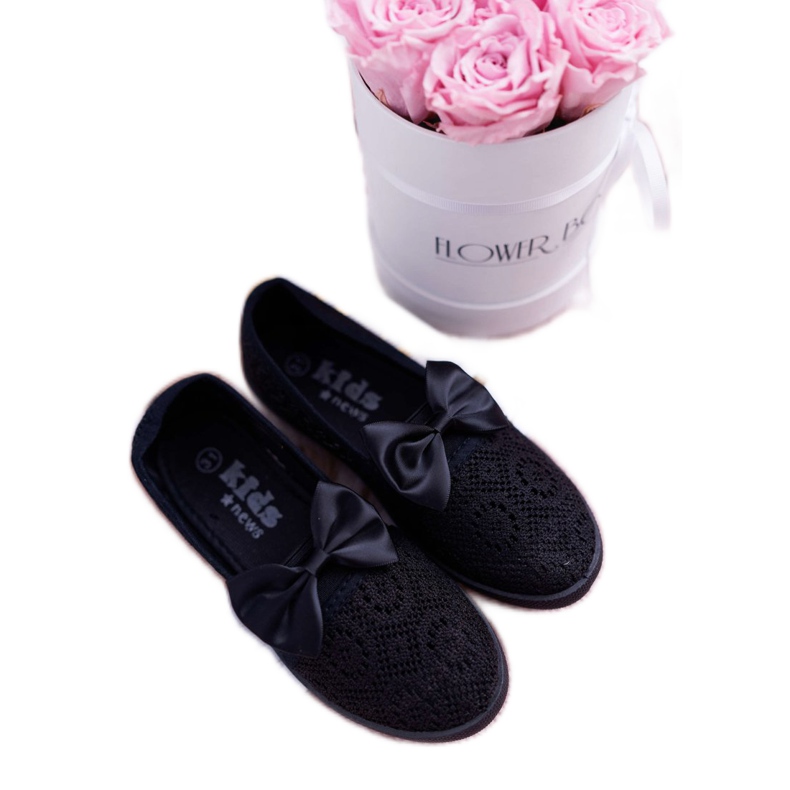 EVE Sneakers Dudi in pizzo nero per bambini