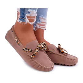 Mocassini Donna Lu Boo Comodi Beige Plummy