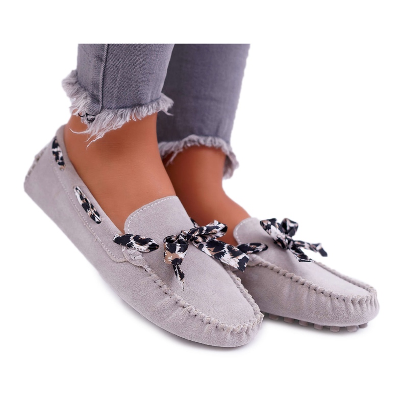 Mocassini Donna Lu Boo Confortevole Grigio Plummy