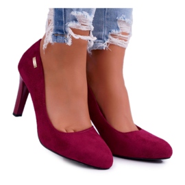 Décolleté Donna Con Tacco Camoscio Fucsia Scuro Sergio Leone Campbell rosa