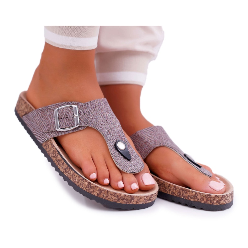 EVE Pantofole da donna grigie Baisan grigio