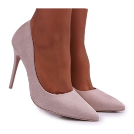 SEA Tacchi Alti Donna Camoscio Beige Yanna