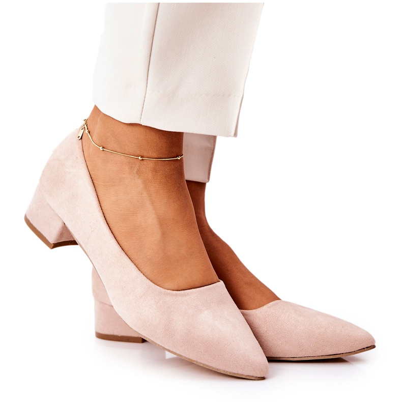 PS1 Décolleté Classiche Donna Camoscio Beige Rheya