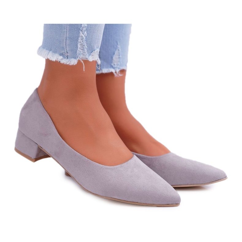 PS1 Décolleté Classiche Donna Scamosciato Grigio Rheya