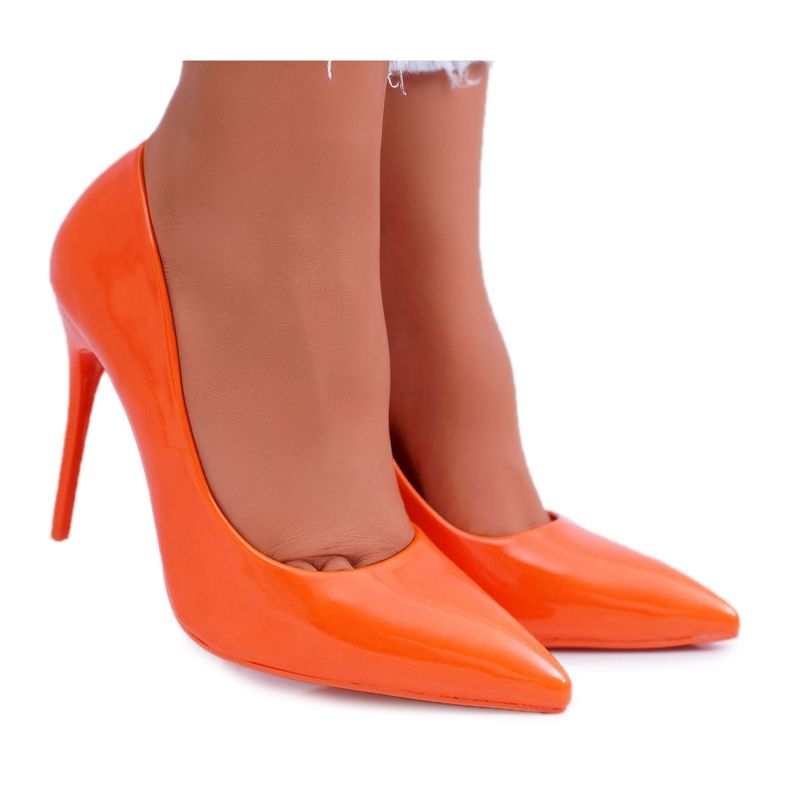 PS1 Scarpe col tacco da donna Yanna arancione arancia