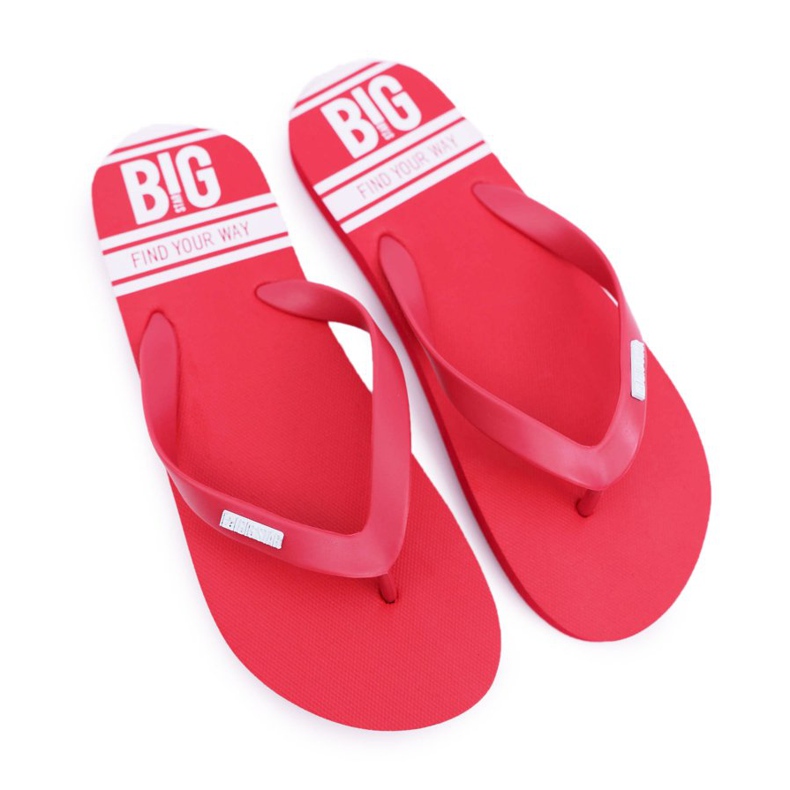 Pantofole Uomo Infradito Big Star Rosso AA174416
