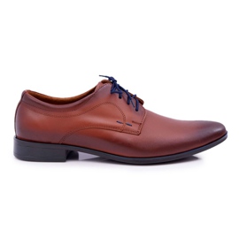 Mario Boschetti Eleganti scarpe brogue da uomo in pelle in marrone Menelaos