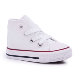 FRROCK Sneakers classiche da bambino Filemon bianche alte bianca
