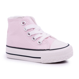 FRROCK Scarpe da ginnastica classiche da bambino Filemon rosa alte