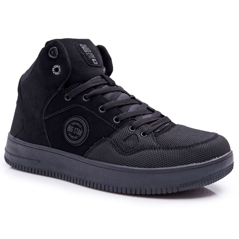 Scarpe Sportive Uomo Big Star Alte Nere EE174433 nero