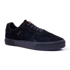 Sneakers Uomo Basse Big Star Suede Nere EE174362 nero